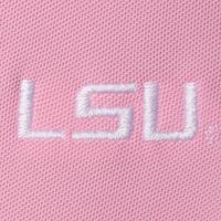 Girls Infant Garb Pink LSU Tigers Caroline Cap Sleeve Polo Bodysuit