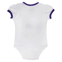 Girls Newborn & Infant LSU Tigers Two-Piece Love My Team Bodysuit Skirt Set