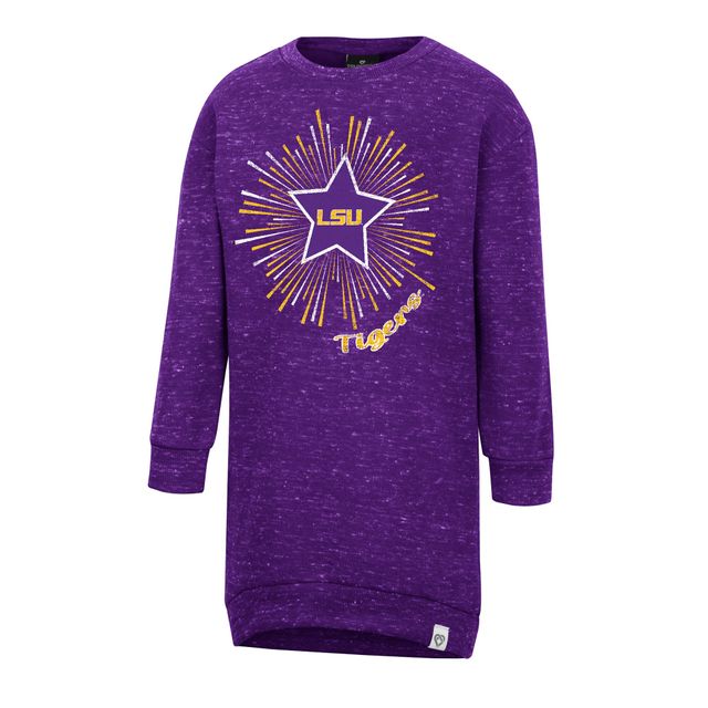 Robe sweat Cindy Lou pour tout-petit Colosseum Purple LSU Tigers fille