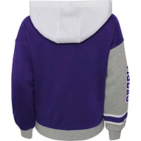 Girls Youth Purple LSU Tigers True Fan Soft Fleece Pullover Hoodie