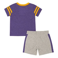 Infant Colosseum  Purple LSU Tigers T-Shirt & Shorts Set