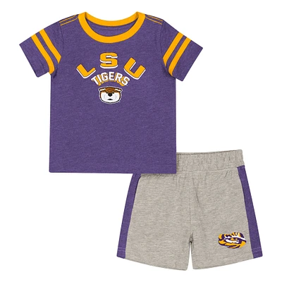 Infant Colosseum  Purple LSU Tigers T-Shirt & Shorts Set