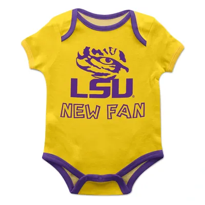 LSU Tigers Infant New Fan Bodysuit - Gold