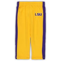 Infant Purple/Gold LSU Tigers Little Kicker Long Sleeve Bodysuit and Sweatpants Set