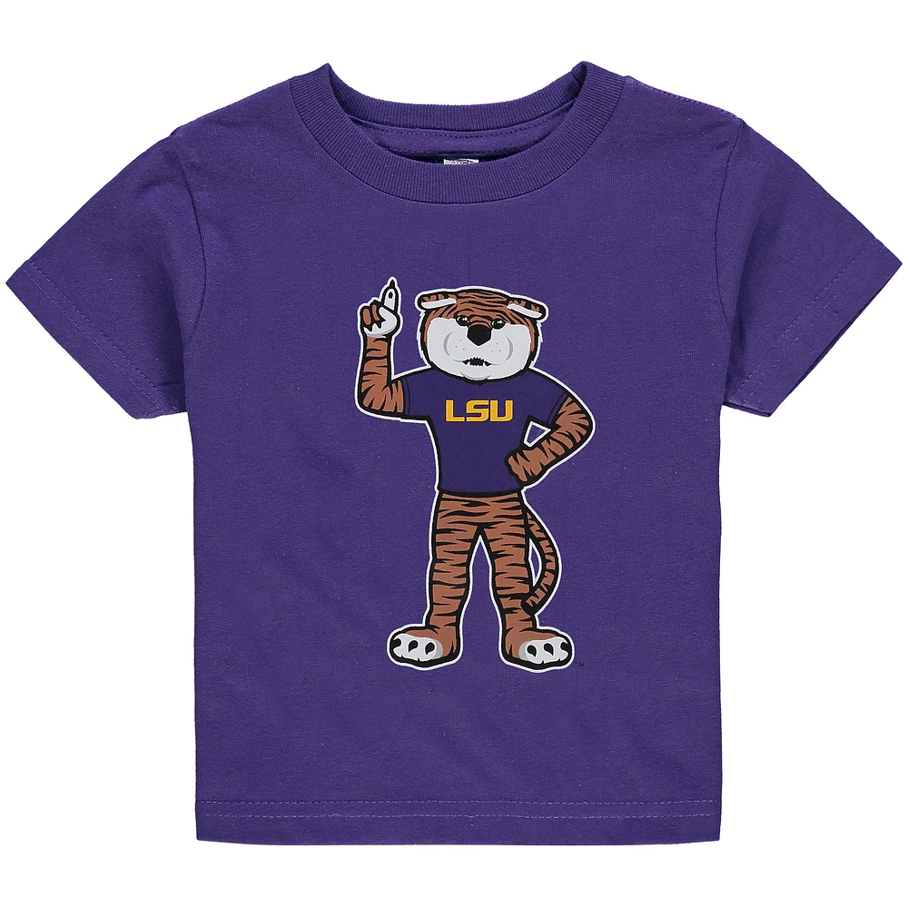 T-shirt violet à gros logo LSU Tigers pour bébé