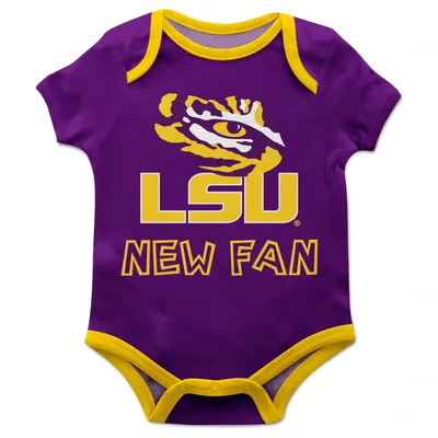 LSU Tigers Infant Bodysuit - Purple
