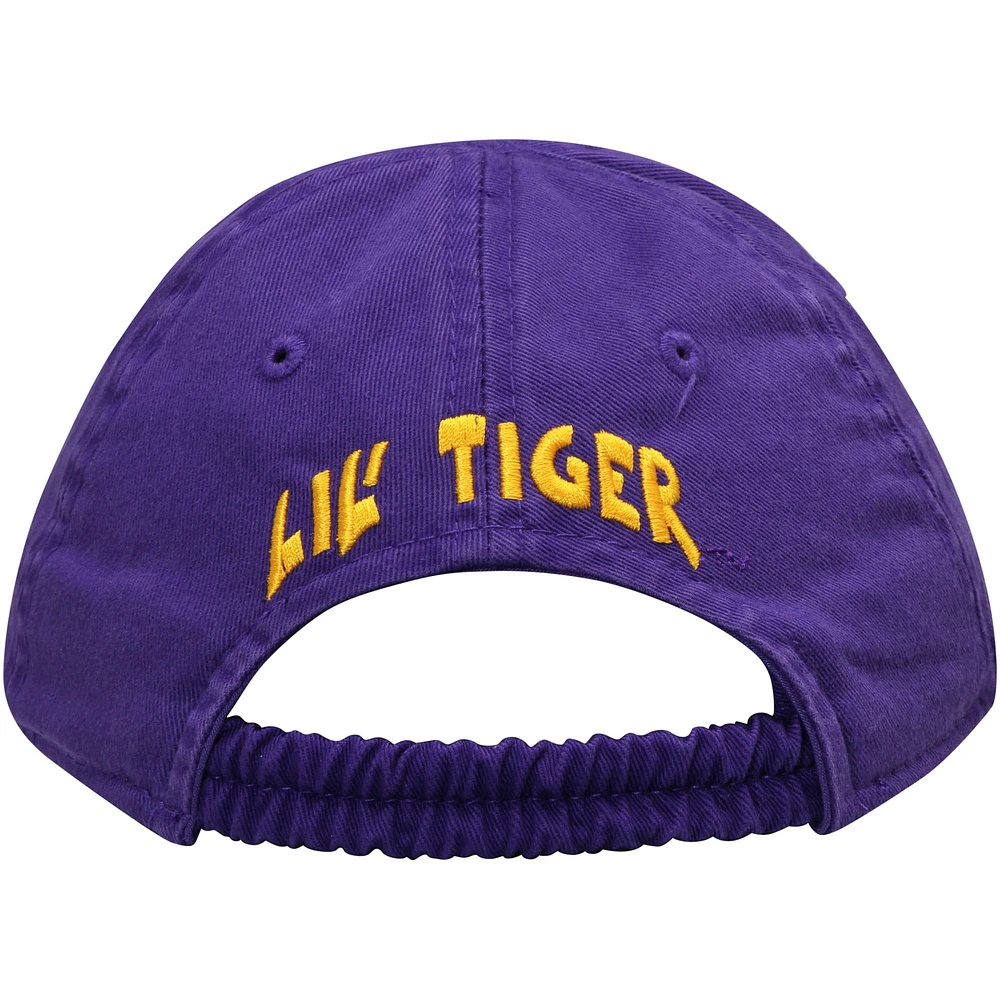 Chapeau ajustable pour bébé Top of the World LSU Tigers Mini Me violet