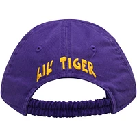 Chapeau ajustable pour bébé Top of the World LSU Tigers Mini Me violet