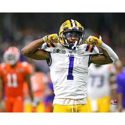 Ja'Marr Chase LSU Tigers Fanatics Authentic Framed 15 x 17