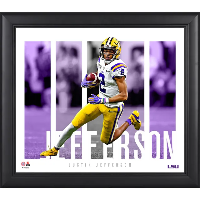 Justin Jefferson Minnesota Vikings Framed 15 x 17 Incredible Catch Collage