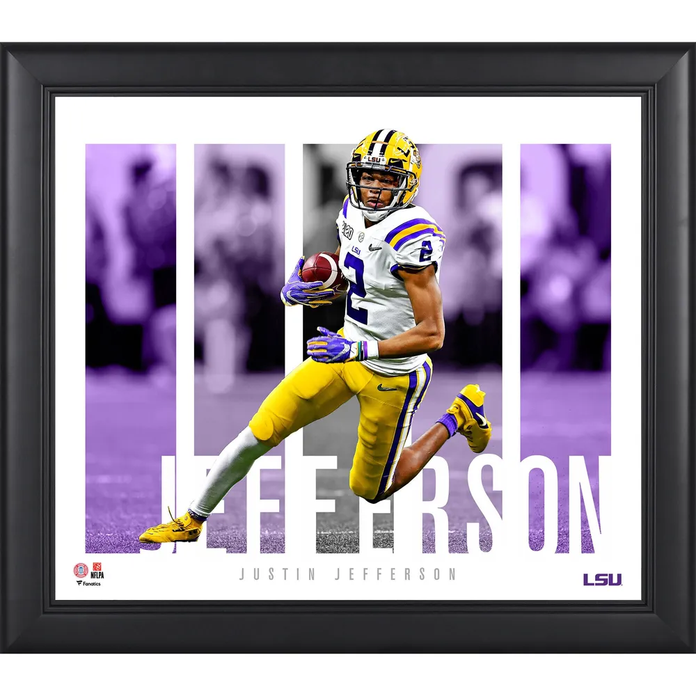 Justin Jefferson Game Purple Youth LSU Tigers Football Jersey - LSU Store