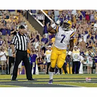 Lids Justin Jefferson LSU Tigers Fanatics Authentic Unsigned Purple Jersey  Running Photograph