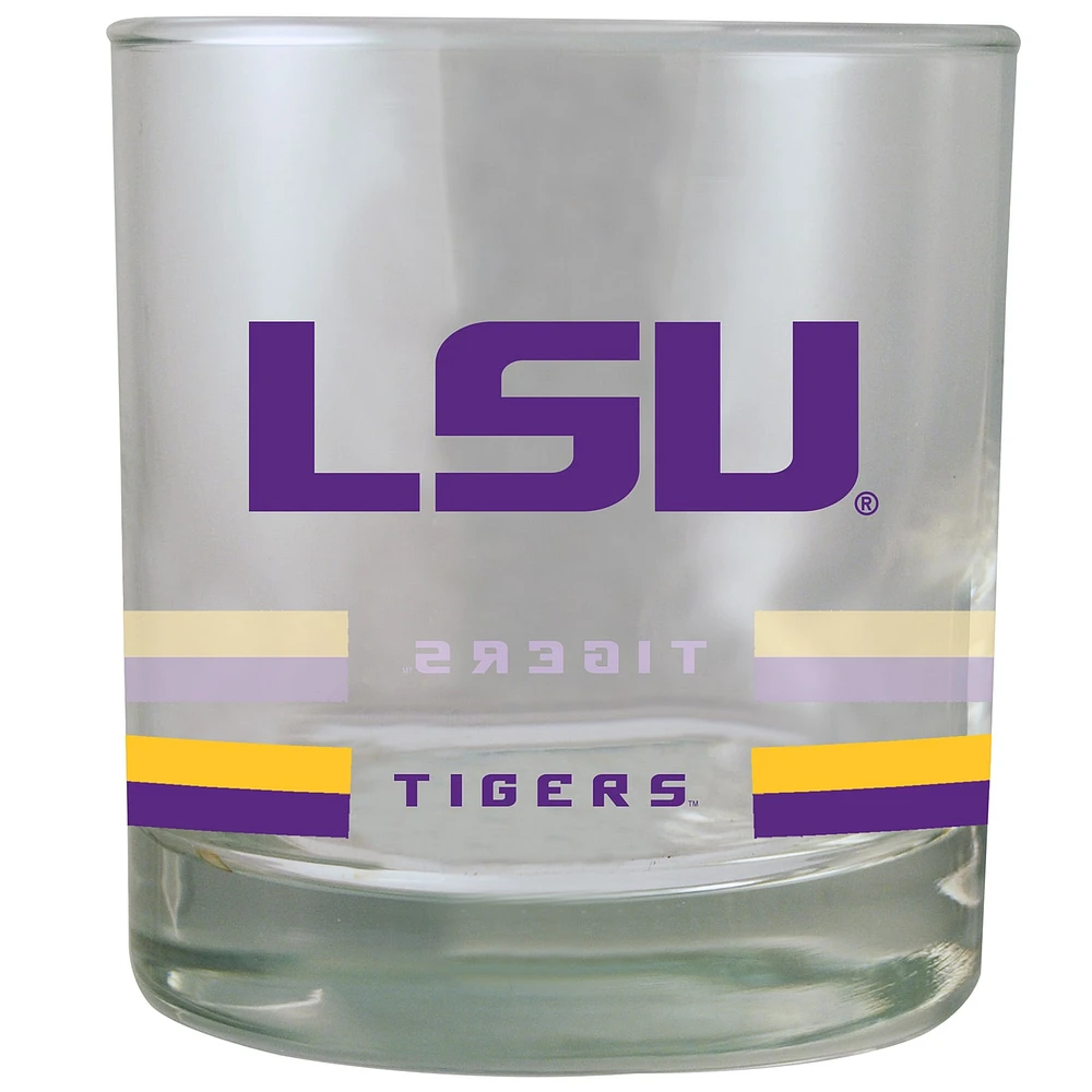 Tigres LSU 10 oz. Verre à bandes de roches