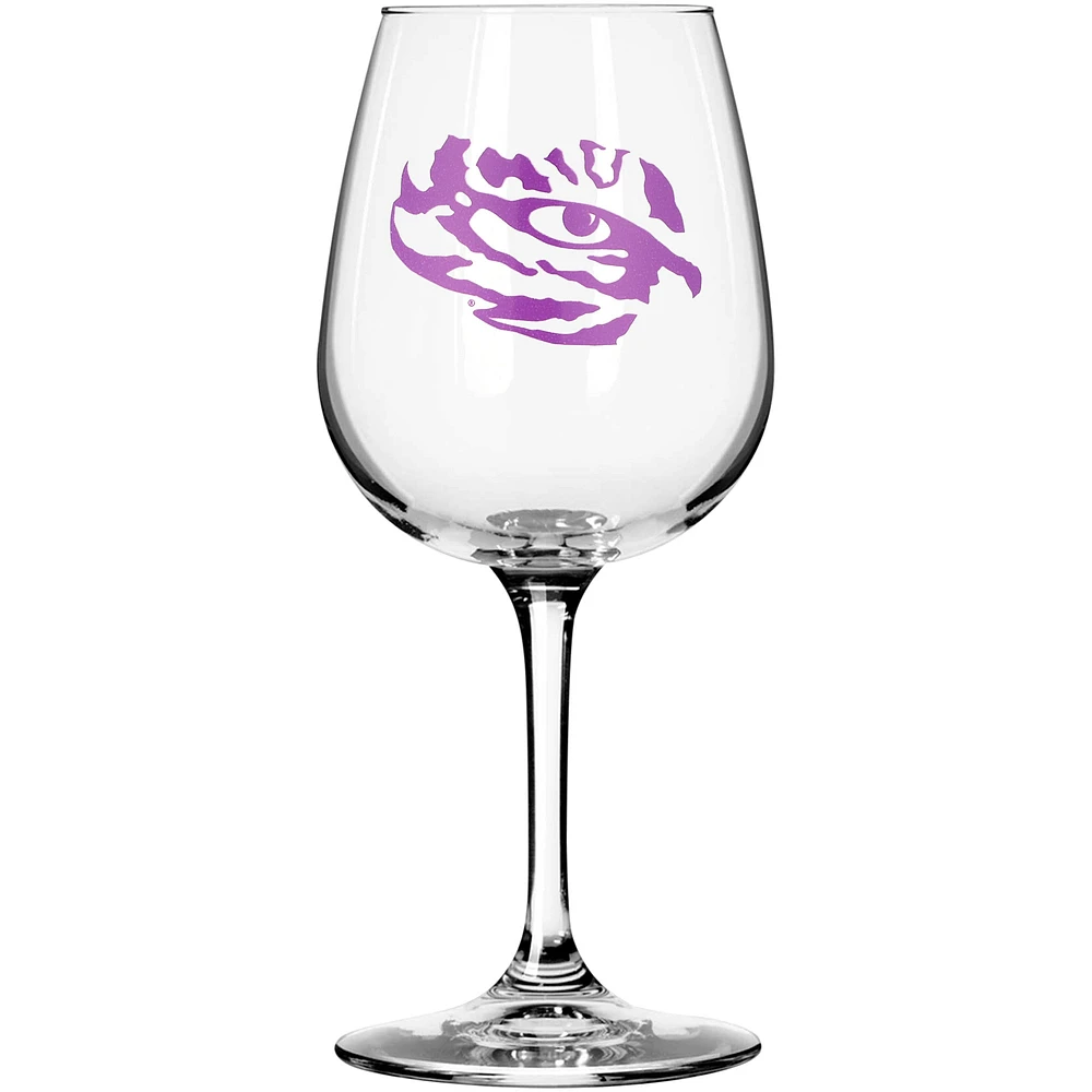 Tigres LSU 11 oz. Verre à vin à pied Team Mom