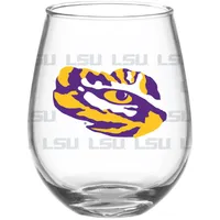 LSU Tigres 15oz. Verre à vin sans pied maman