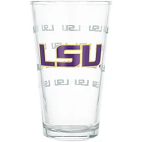 LSU Tigers 16oz. Allover Logo Pint Glass