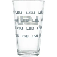 LSU Tigers 16oz. Allover Logo Pint Glass