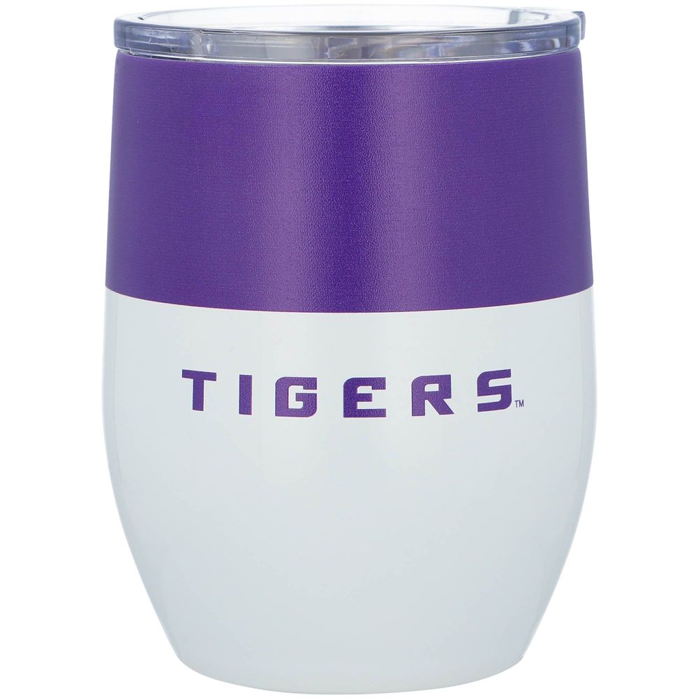 LSU Tigers 16oz. Colorblock Stainless Steel Curved Tumbler