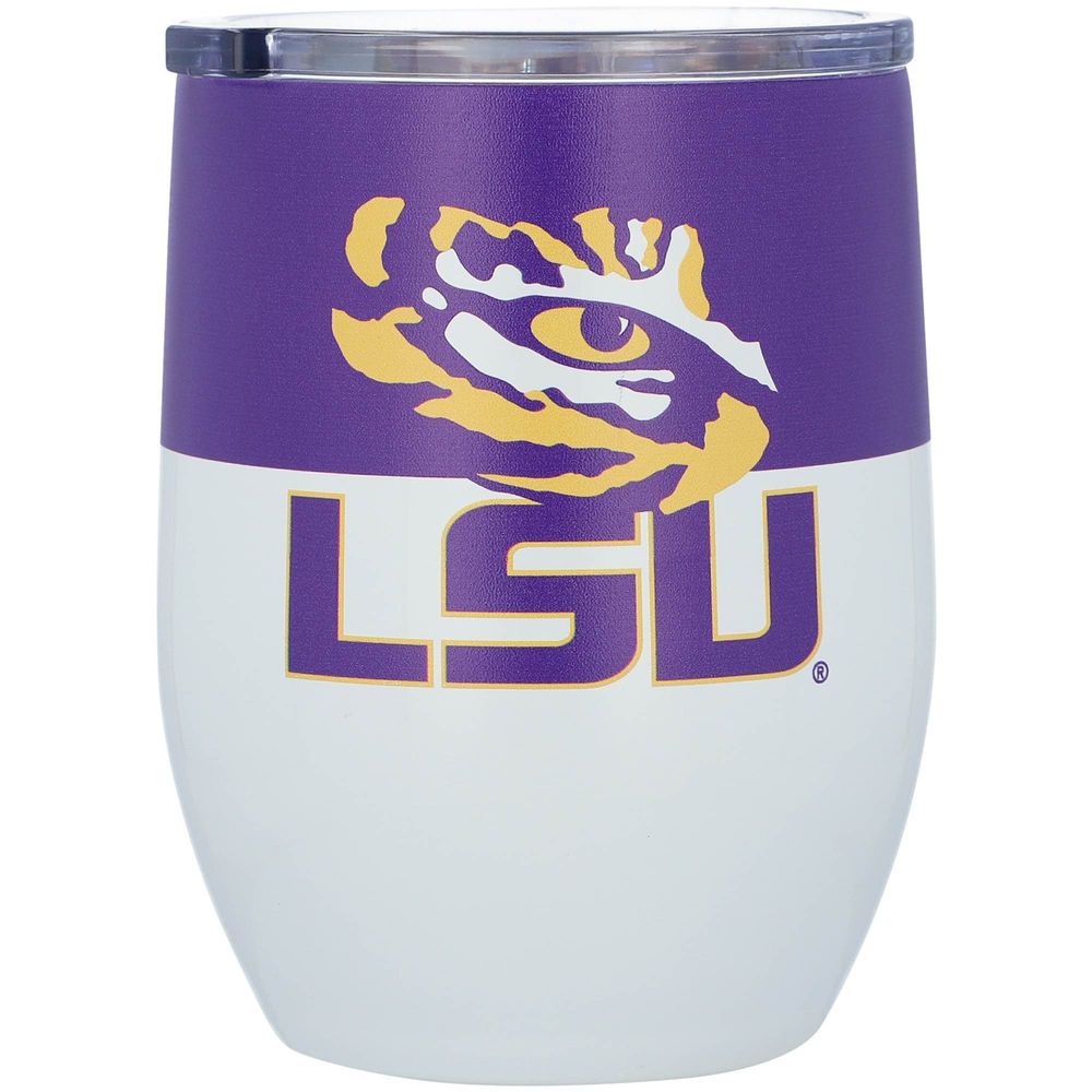 LSU Tigers 16oz. Colorblock Stainless Steel Curved Tumbler