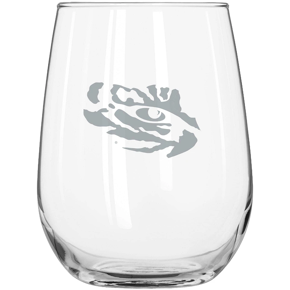 LSU Tigers 16oz. Frost Curved Beverage Glass