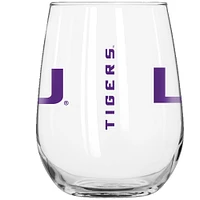 Verre à boisson incurvé de 16 oz pour le jour du match des LSU Tigers