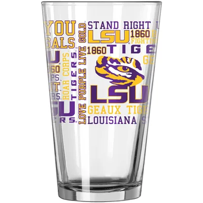 LSU Tigers 16oz. Team Spirit Pint Glass