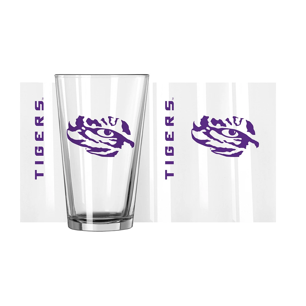 Tigres LSU 16 oz. Verre à pinte Team Wordmark Game Day