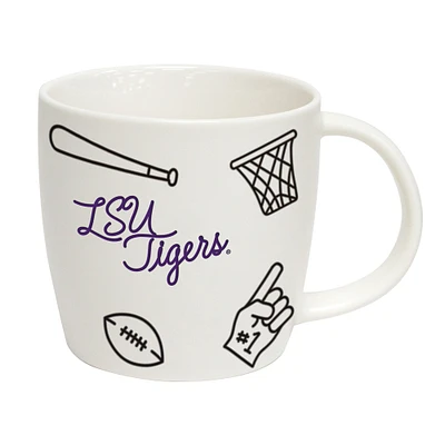 Tigres LSU 18oz. Tasse de meneur de jeu