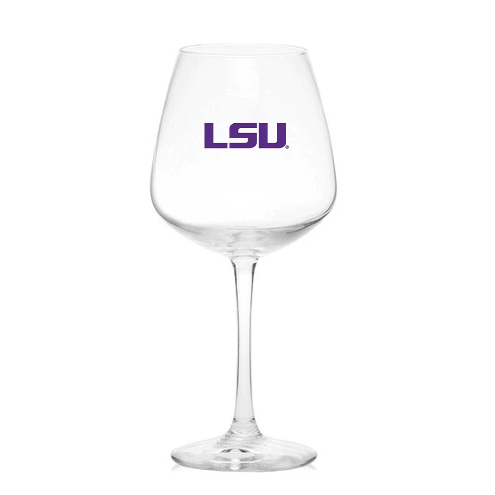 Tigres LSU 18oz. Verre à vin à pied