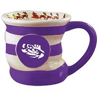 Tigres LSU 18 oz. Tasse de vacances d'équipe