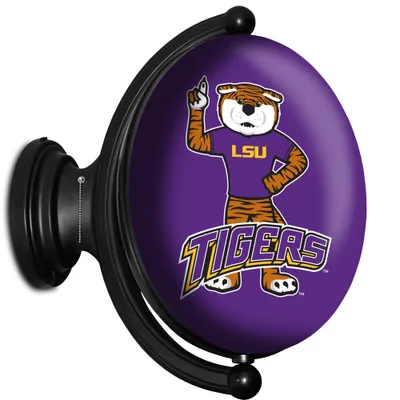 LSU Tigers 23'' x 21'' Mascot Illuminated Rotating Wall Sign