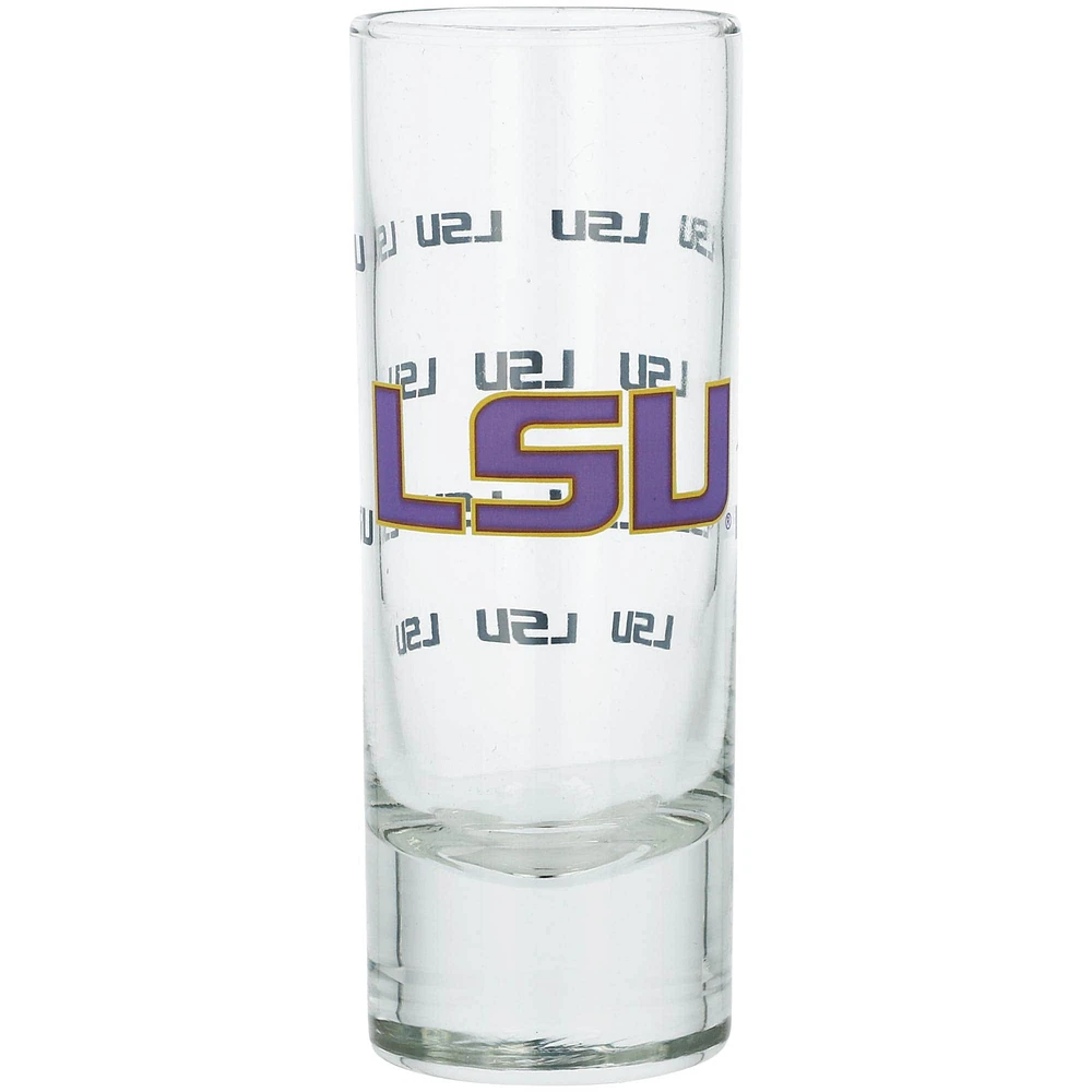 Tigres LSU 2,5 oz. Grand verre à liqueur gravé au satin