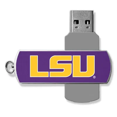 LSU Tigers 32GB Metal Twist USB Flash Drive