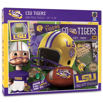 LSU Tigers 500-Piece Retro Series Puzzle