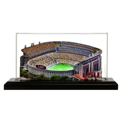 LSU Tigers 9" x 4" Light Up Stadium with Display Case