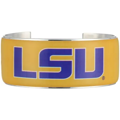 LSU Tigers Art Deco 1.0 Cuff Bracelet