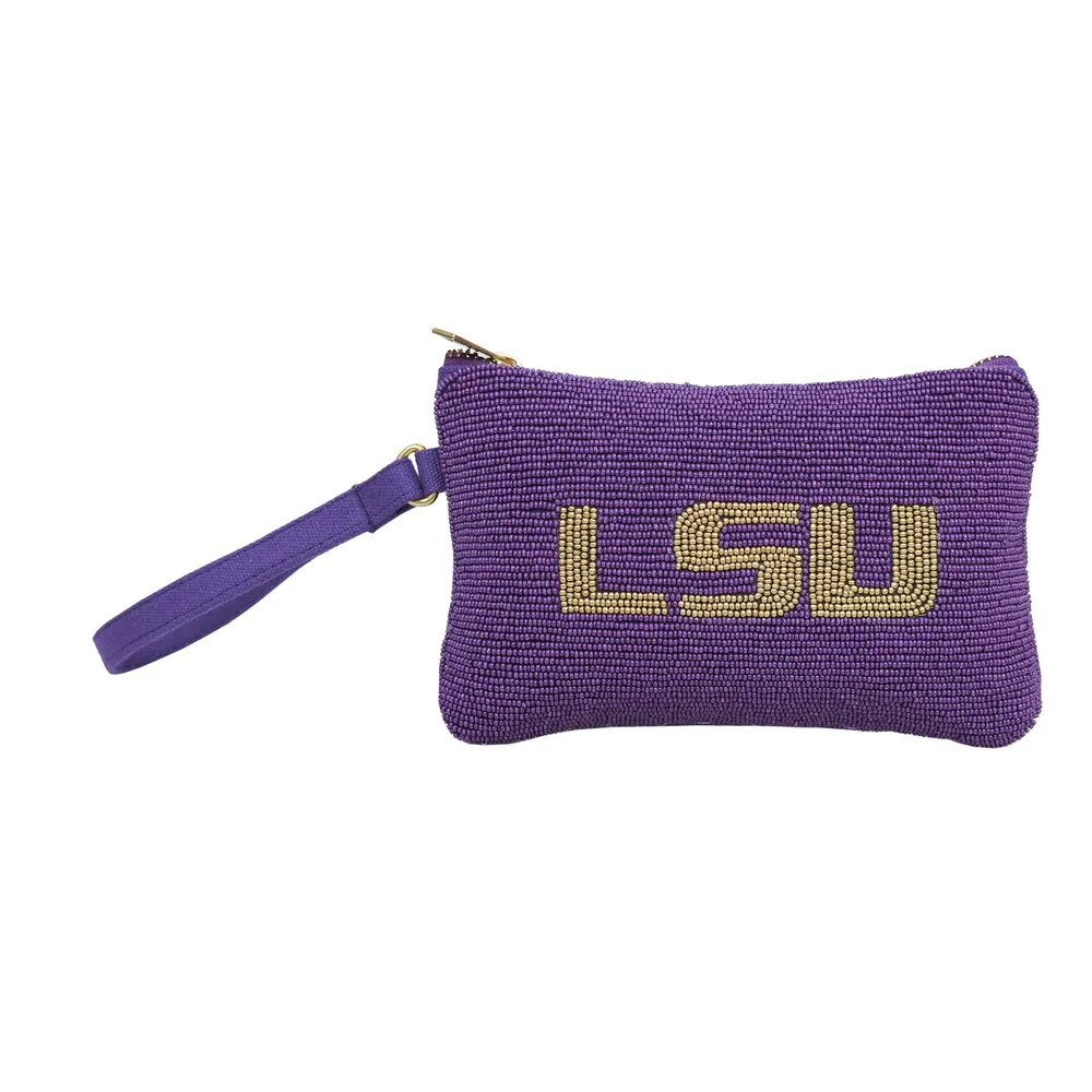 FOOTBALL BEADED COIN BAGS