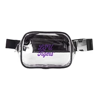 LSU Tigers Clear Belt Bag