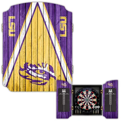 LSU Tigers Dartboard Cabinet