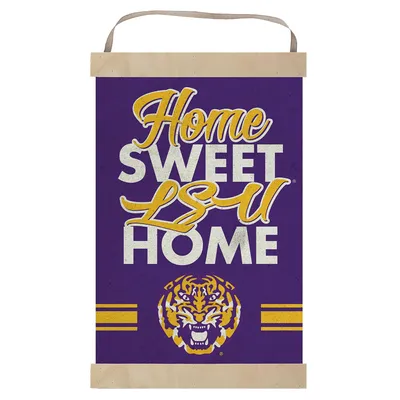 LSU Tigers Home Sweet Home Banner Sign