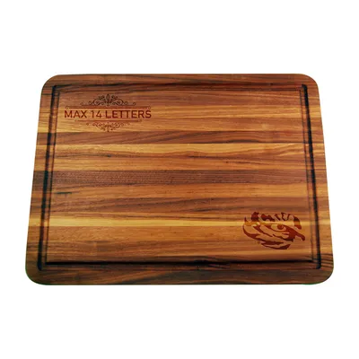 LSU Tigers Large Acacia Personalized Cutting & Serving Board