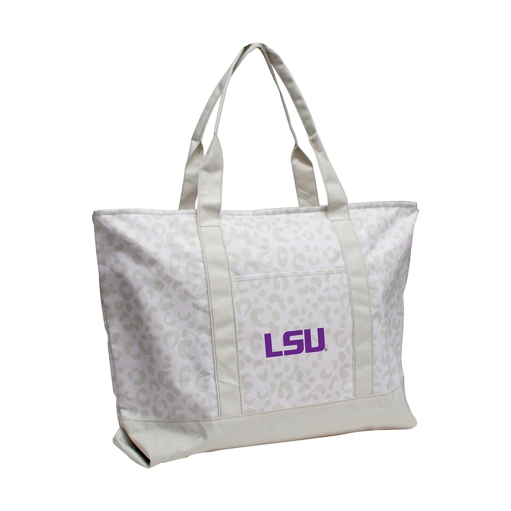 LSU Tigers Leopard Pattern Tote