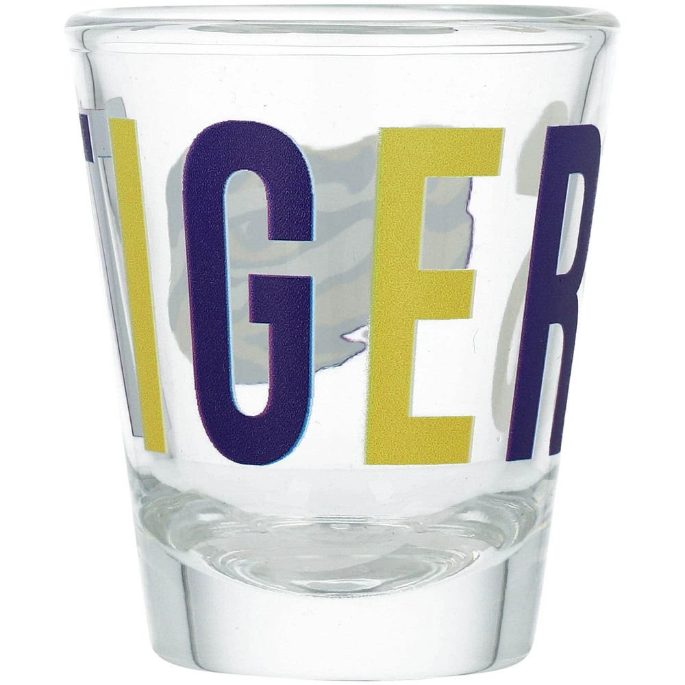 LSU Tigers Heures supplémentaires 2 oz. Verre à liqueur