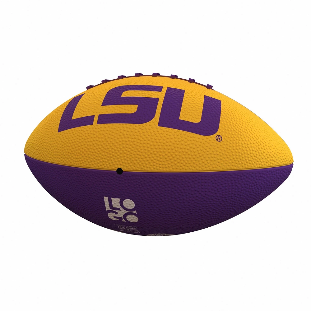 Ballon de football junior avec logo Pinwheel des Tigers de LSU