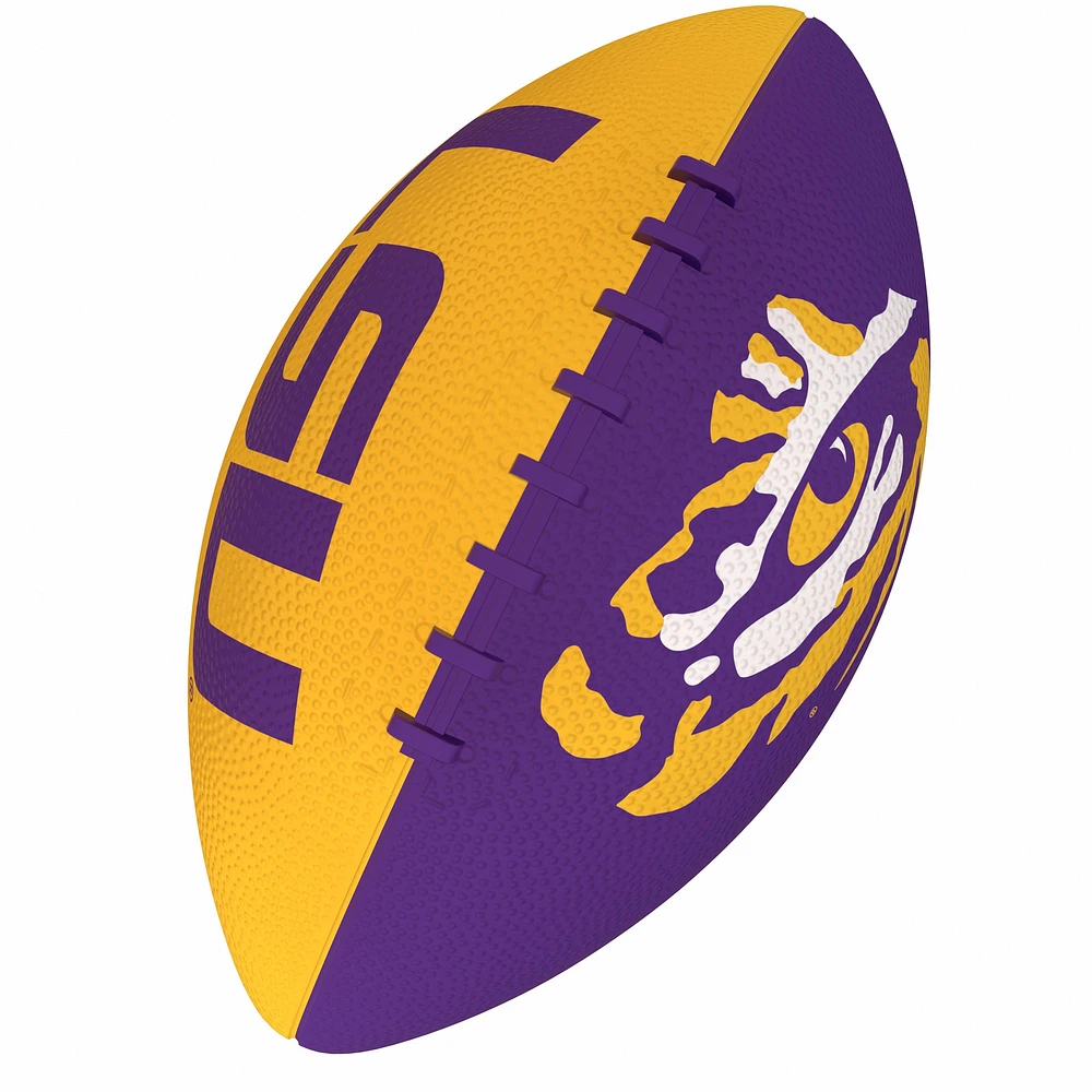 Ballon de football junior avec logo Pinwheel des Tigers de LSU