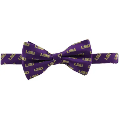 Nœud papillon à logo répété LSU Tigers - Violet