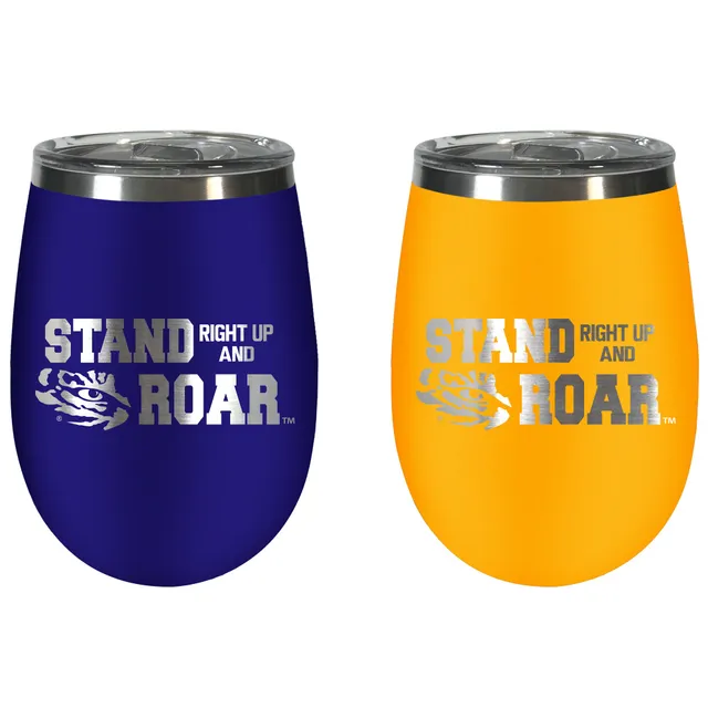 LSU Tigers 24oz. Personalized Stealth Travel Tumbler - Black