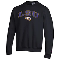 Sweat-shirt à enfiler avec logo Arch Over Champion LSU Tigers pour homme