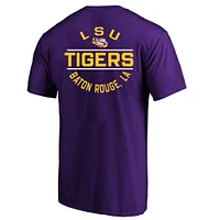 Men's Fanatics  Purple LSU Tigers Big & Tall Fast Break 2 Hit T-Shirt