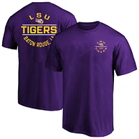 Men's Fanatics  Purple LSU Tigers Big & Tall Fast Break 2 Hit T-Shirt
